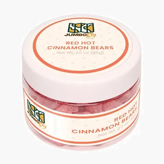 Jelly Belly Unbearably Hot Cinnamon Bears, 3 oz Jar — view 2