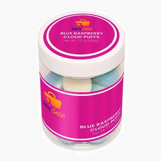 SugarSpot Large Jar Blue Raspberry Cloud Puffs — view 2