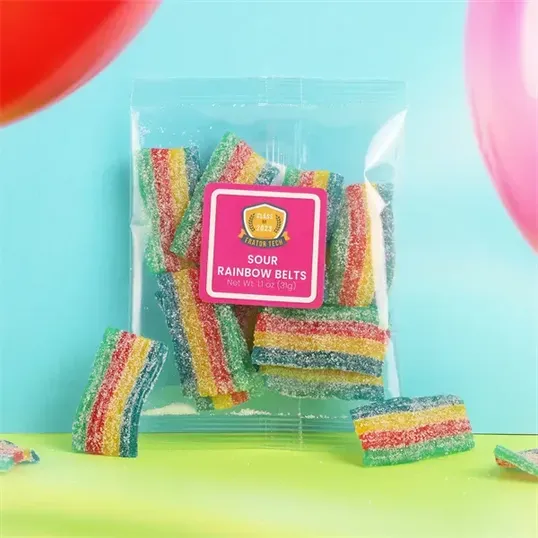 SugarSpot Sour Rainbow Belts Taster Packet