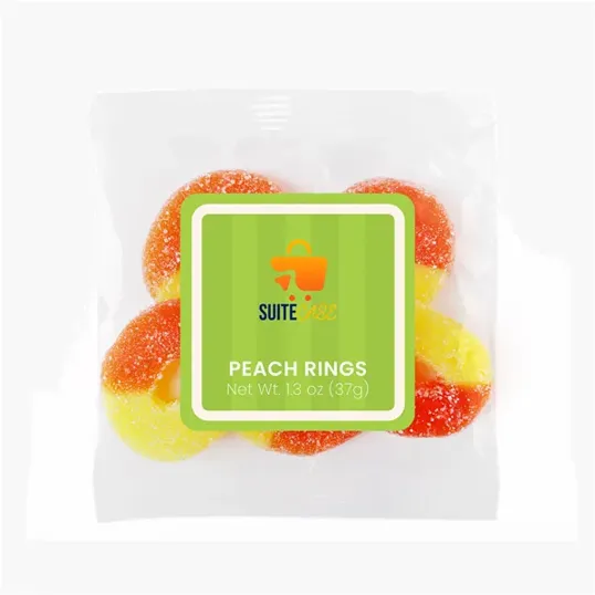 Albanese Gummi Peach Rings Taster Packet — view 2