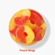 Albanese Gummi Peach Rings Taster Packet — view 3