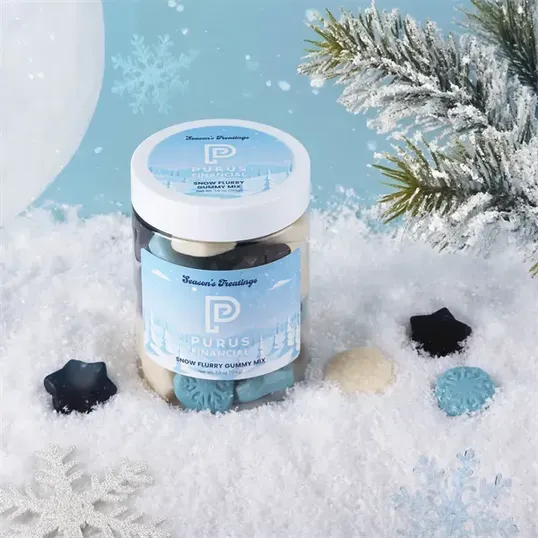 SugarSpot Snow Flurry Gummy Mix, Large Jar
