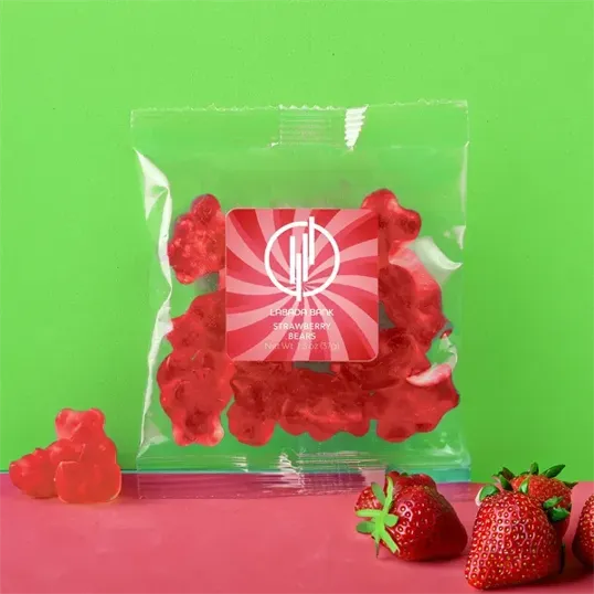 SugarSpot Albanese Strawberry Gummi Bears Taster Packet — view 2