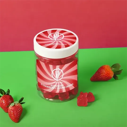 Albanese Strawberry Gummi Bears, Large Jar — view 4