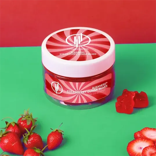 Albanese Strawberry Gummi Bears Small Jar — view 2