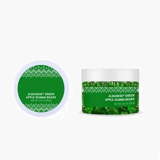 Albanese Green Apple Gummi Bears, Large Jar — view 5