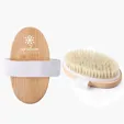 Mixie Seascape Natural Cherry Wood Shower Brush