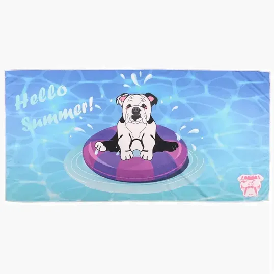 BCG Creations Microfiber Sublimated Beach Towel