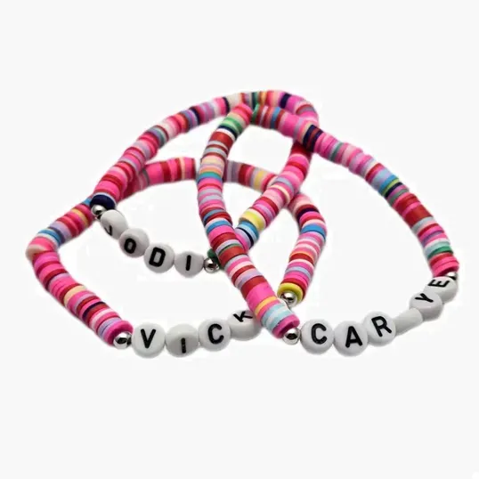 Custom Beaded Friendship Bracelet, Child Size — view 6