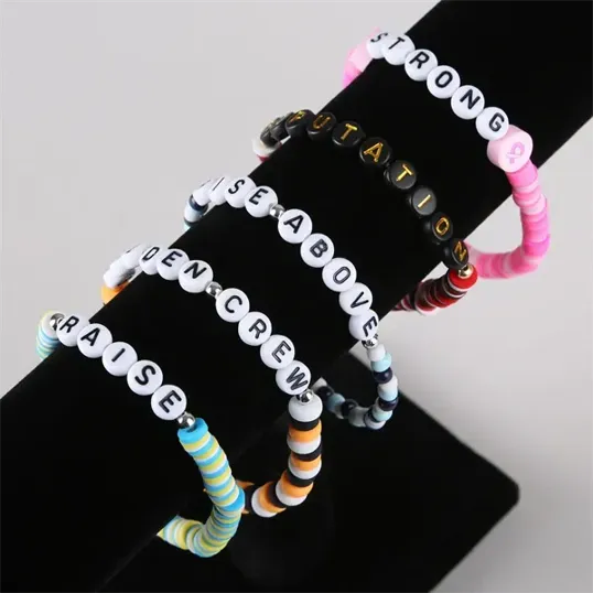 Custom Beaded Friendship Bracelet — view 2