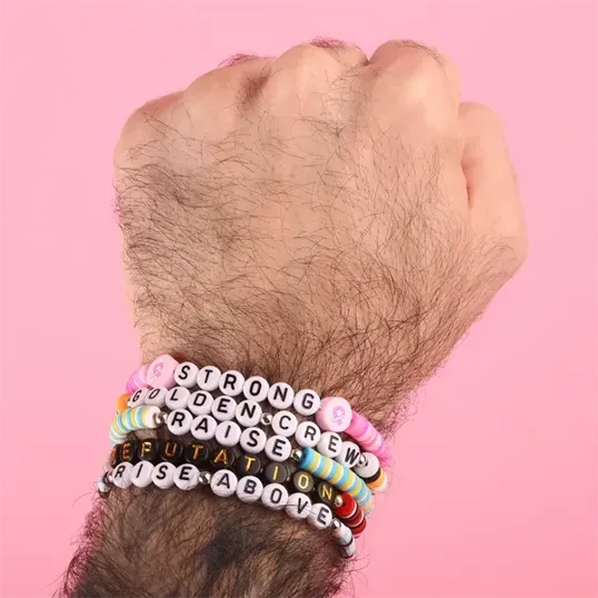 Custom Beaded Friendship Bracelet — view 9