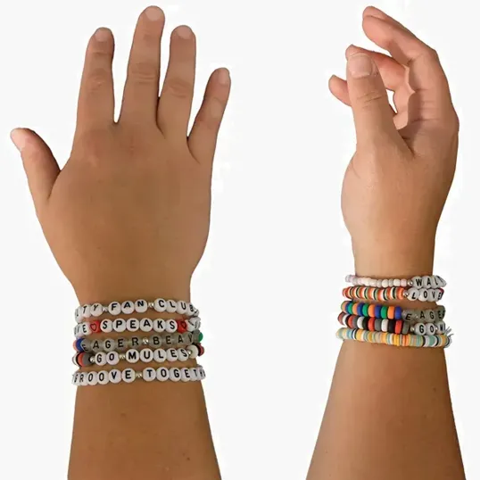 Custom Beaded Friendship Bracelet — view 5