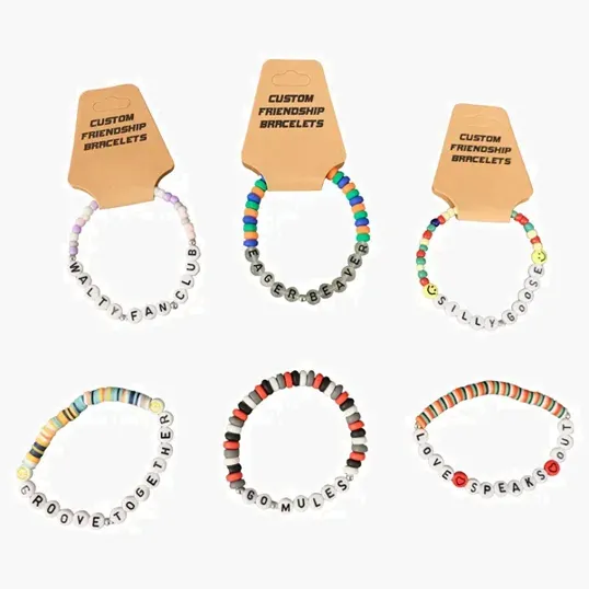 Custom Beaded Friendship Bracelet — view 6