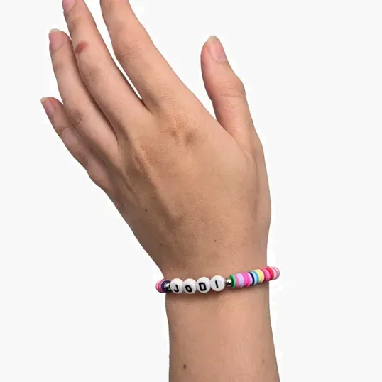 Custom Beaded Friendship Bracelet — view 8