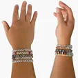 Custom Beaded Friendship Bracelet — view 5