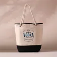 Beach Bum Cotton Tote Bag with Rope Handles — view 2