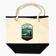 Beach Bum Cotton Tote Bag with Rope Handles