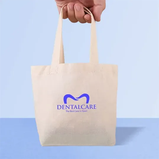 Mini 4.5 oz Cotton Tote — view 2