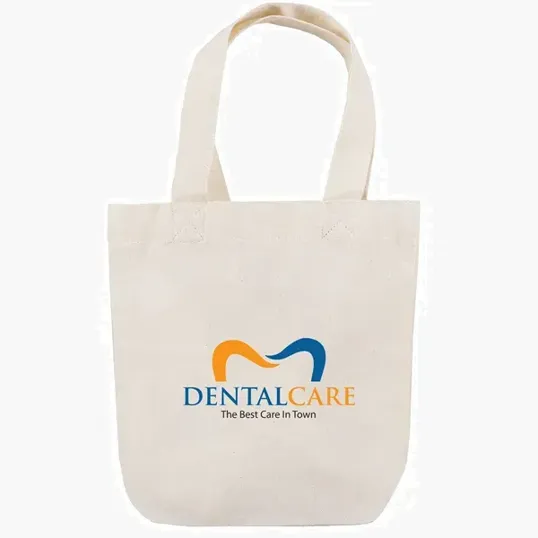 Mini 4.5 oz Cotton Tote — view 3
