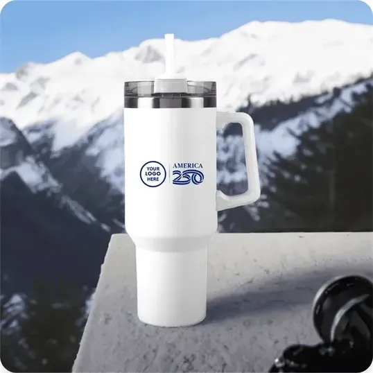 Denwell Frosty 40 oz Stainless Steel Tumbler — view 6