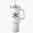 Denwell Frosty 40 oz Stainless Steel Tumbler — view 4