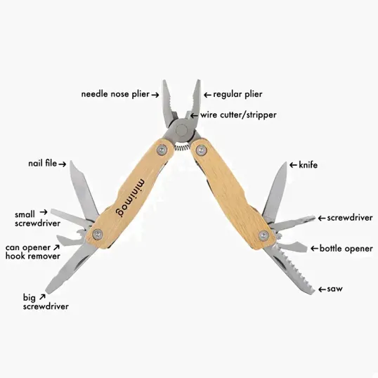 Natural Bamboo Multi-Tool with Pouch — view 8