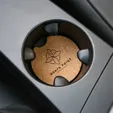 Corkster Car Coaster Set, 2 Piece in Kraft Box — view 3