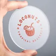 Everglow Acrylic Coaster — view 2