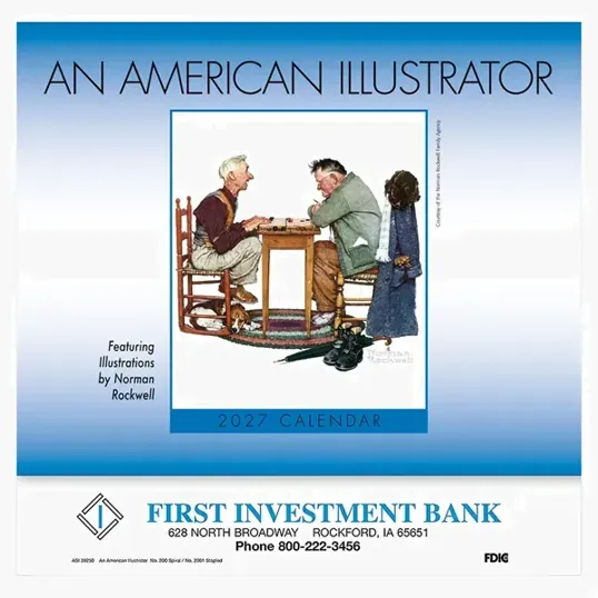An American Illustrator Wall Calendar: 2027 Stapled — view 2