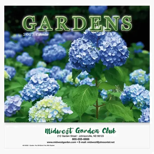 Gardens Wall Calendar: 2027 Stapled — view 3