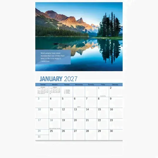 Inspiration Wall Calendar: 2027 Stapled — view 5