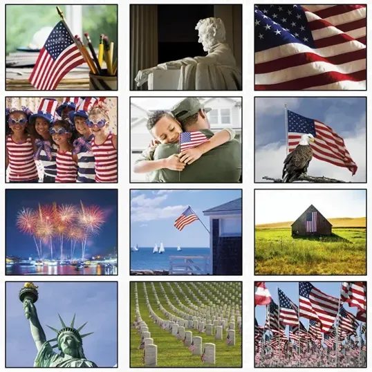 America! Wall Calendar: 2027 Stapled