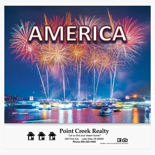 America! Wall Calendar: 2027 Stapled — view 3