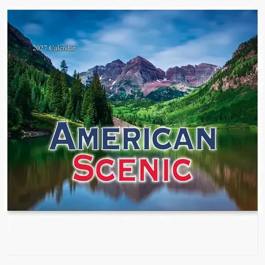 American Scenic Wall Calendar: 2027 Stapled — view 4