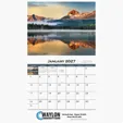 American Scenic Wall Calendar: 2027 Stapled