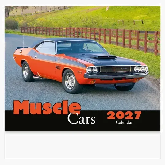 Muscle Cars Wall Calendar: 2027 Stapled — view 4