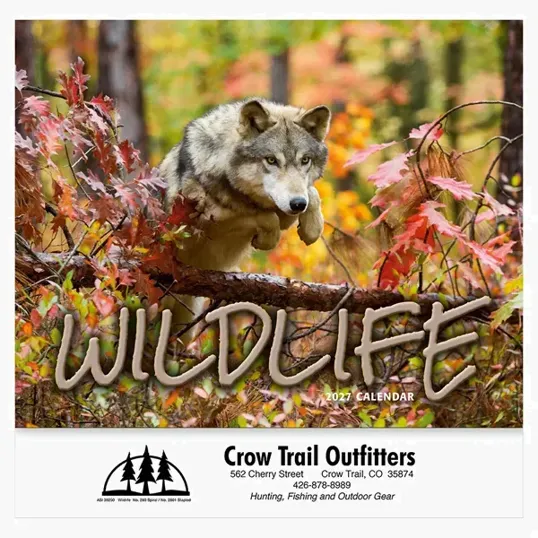 Wildlife Wall Calendar: 2027 Stapled — view 3