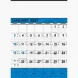 Commercial Contractor Calendar: Blue & Black 2027 — view 2
