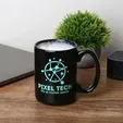 Denwell 15oz Ceramic Mug with C-Handle — view 2