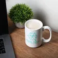 Denwell 15oz Ceramic Mug with C-Handle — view 3