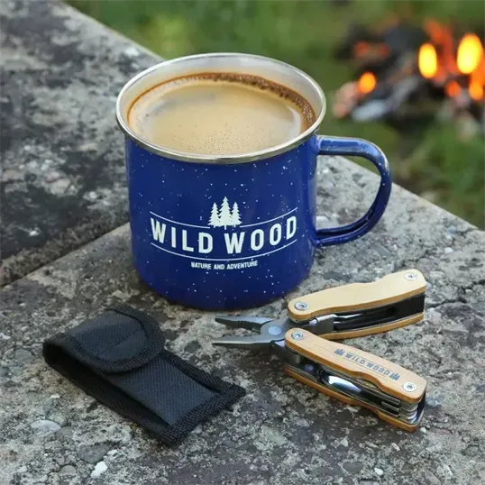 Denwell Campfire Kit with Enamel Mug and Bamboo Multi-Tool — view 7