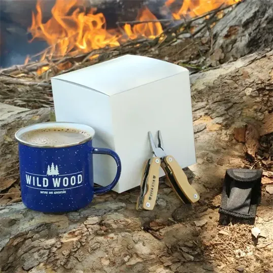 Denwell Campfire Kit with Enamel Mug and Bamboo Multi-Tool — view 8