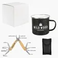 Denwell Campfire Kit with Enamel Mug and Bamboo Multi-Tool — view 4