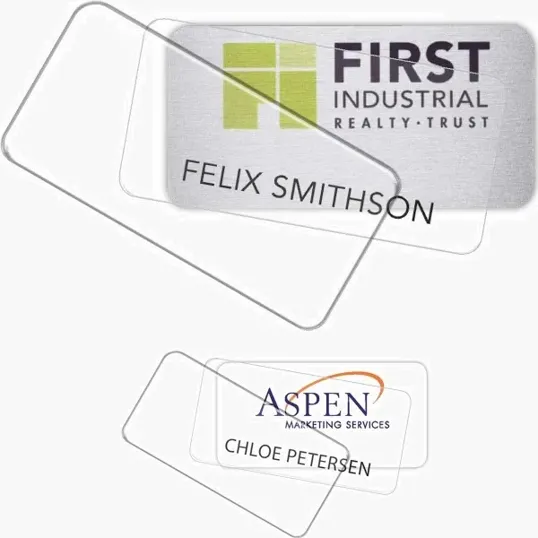 Complete Click-It Reusable Name Badge — view 3
