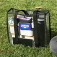 Clear Stadium Bag with Black Nylon Trim — view 3
