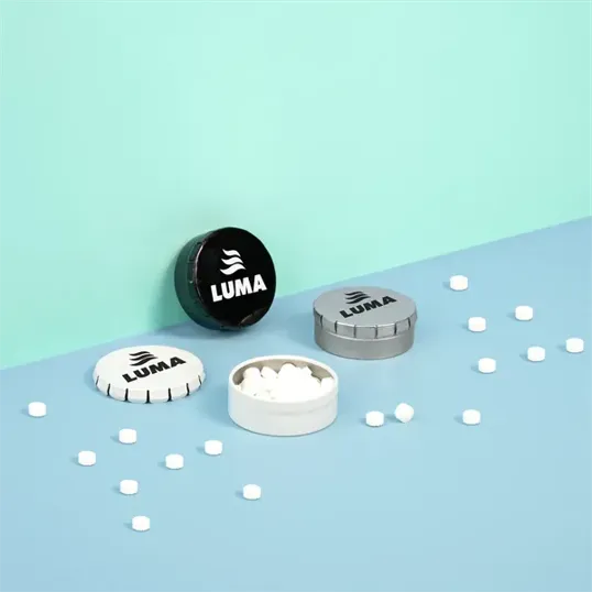 Mixie Small Round Clicker Candy Mint Tin — view 3