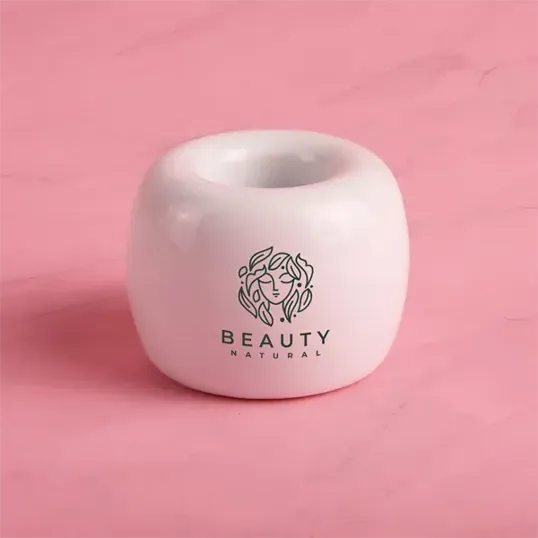 Mixie Smilespot Ceramic Toothbrush Holder — view 2