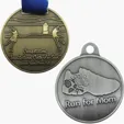 Diestruck Antiqued Medals — Custom Shape Metal Awards — view 4
