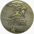 Diestruck Antiqued Medals — Custom Shape Metal Awards — view 7