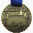 Diestruck Antiqued Medals — Custom Shape Metal Awards — view 10